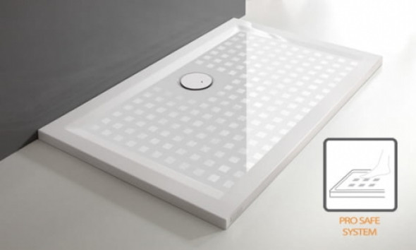 Sanplast Space Mineral brodzik prostokątny B-M/SPACE 100x120x1,5 Pro Safe 645-290-0650-01-002