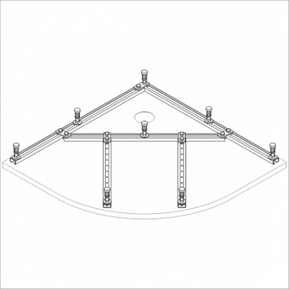 Sanplast stelaż do brodzików STS-087 194-E1427