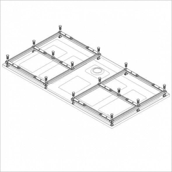 Sanplast stelaż do brodzików STS-093 194-E1432