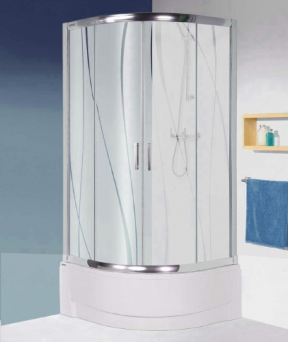 Sanplast TX5b kabina półokrągła 80cm W15 sb z brodzikiem kpl-KP4/TX5b-80/165 602-271-0352-38-231