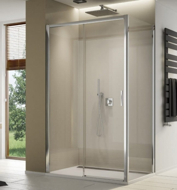 Sanswiss Top-Line S kabina prostokątna 120x90cm, lewa, profile srebrny połysk, szkło bezbarwne TLS2G120TOPF2905007
