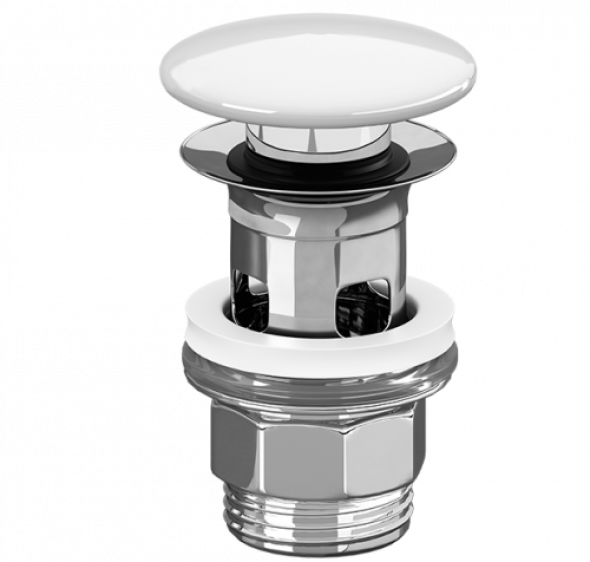 Villeroy&Boch zawór spustowy push-open, pokrywa biała 8L033401