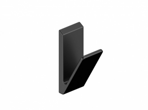 Vitalle Bresso haczyk na ręcznik, czarny mat 3406030051