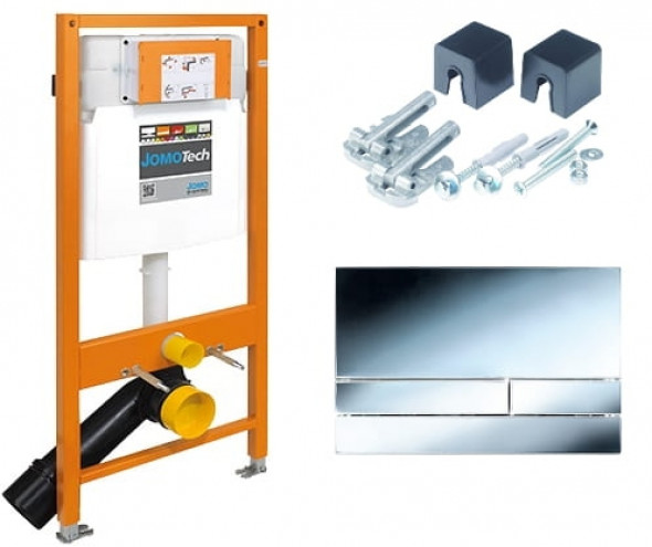 Werit JOMOTech stelaż podtynkowy do wc h-112cm, 3:1, przycisk chrom 174-91101300-00