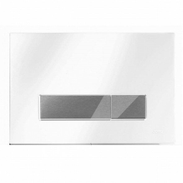 Werit Trend płyta przyciskowa biały/efekt optyczny stali szczotkowanej 167-32000137-00