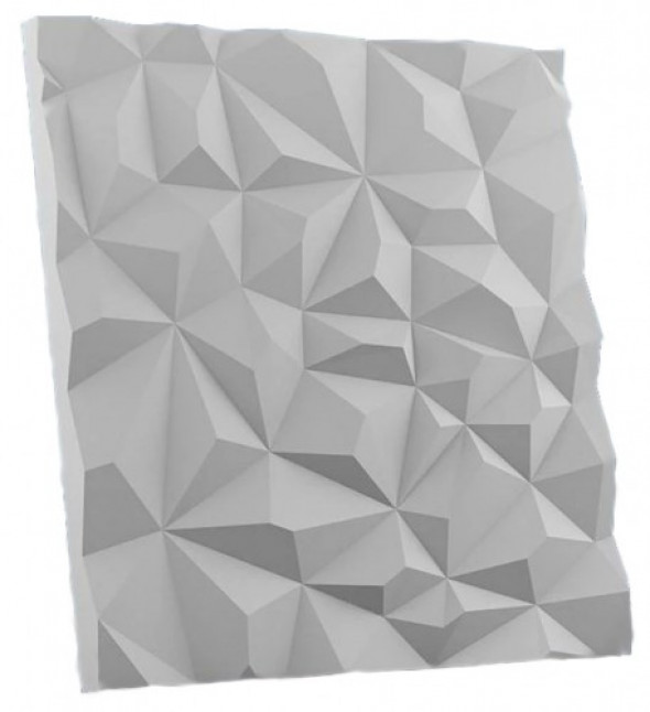 DIAMOND - Dekoracyjny Panel Ścienny 3D Z Gipsu Ceramicznego