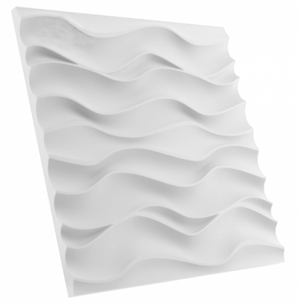 FALA SAWANNY - Dekoracyjny Panel Ścienny 3D Z Gipsu Ceramicznego