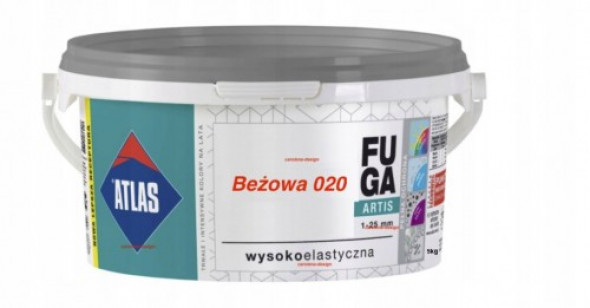 FUGA ATLAS ARTIS 2 kg Beżowa 020- WYPRZEDAŻ!