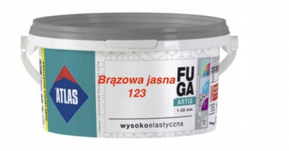 FUGA ATLAS ARTIS 5kg BRĄZOWA JASNA 123- WYPRZEDAŻ!