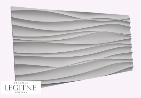GRANDE FALE DUNAJU - Dekoracyjny Panel Ścienny 3D Z Gipsu Ceramicznego