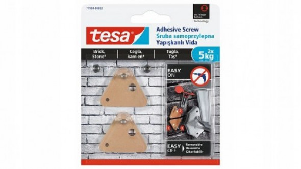Śruba samoprzylepna TESA cegła kamień 2 x 5kg