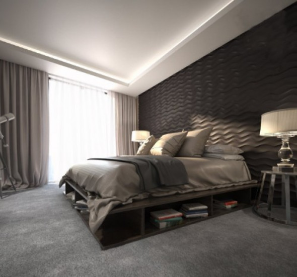 WYDMY - Dekoracyjny Panel Ścienny 3D Z Gipsu Ceramicznego