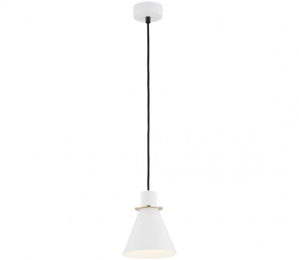 Argon 4680 - Żyrandol na lince BEVERLY 1xE27/15W/230V biały/złoty