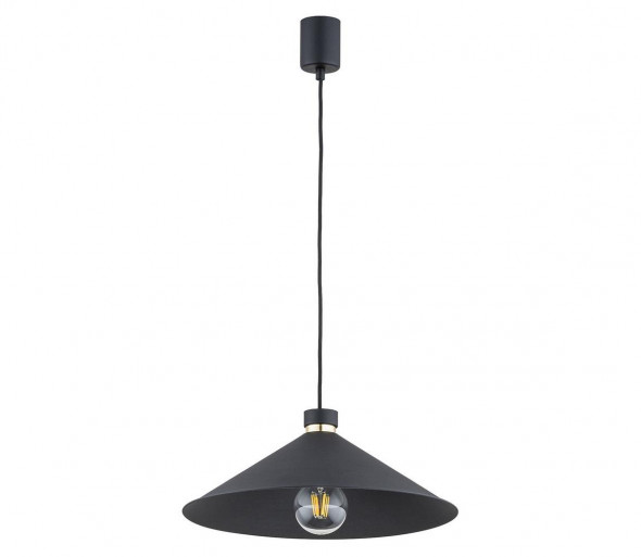 Argon 4695 - Żyrandol na lince NASHVILLE 1xE27/15W/230V czarny