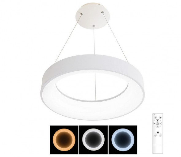 Brilagi - LED Ściemniany zyrandol na lince LED/40W/230V 3000-6500K biały + pilot