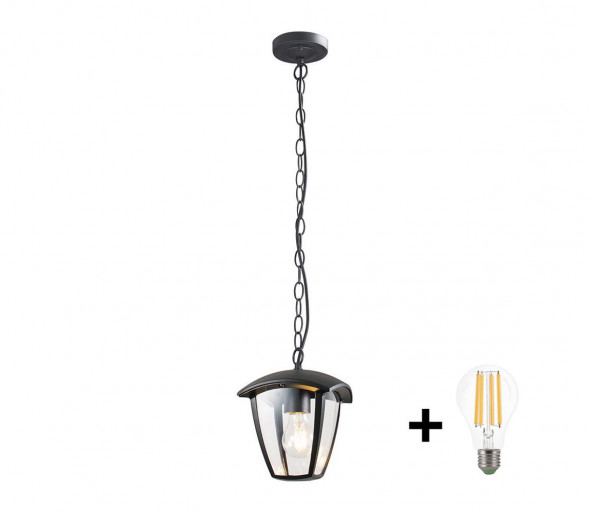 Brilagi -  LED Zewnętrzna lampa wisząca LUNA 1xE27/9W/230V IP44