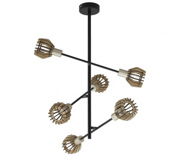 Briloner 2855-065 - Żyrandol NATURE 6xE14/5,5W/230V