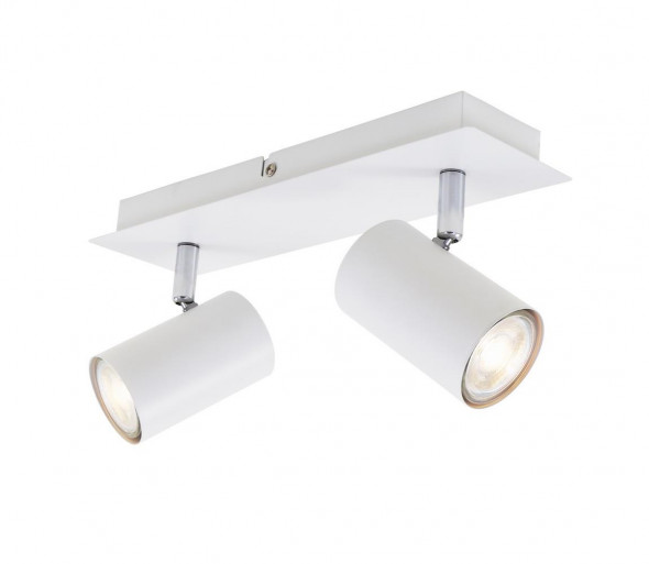 Briloner 2857-026 - Reflektor SPOT 2xGU10/40W/230V biały