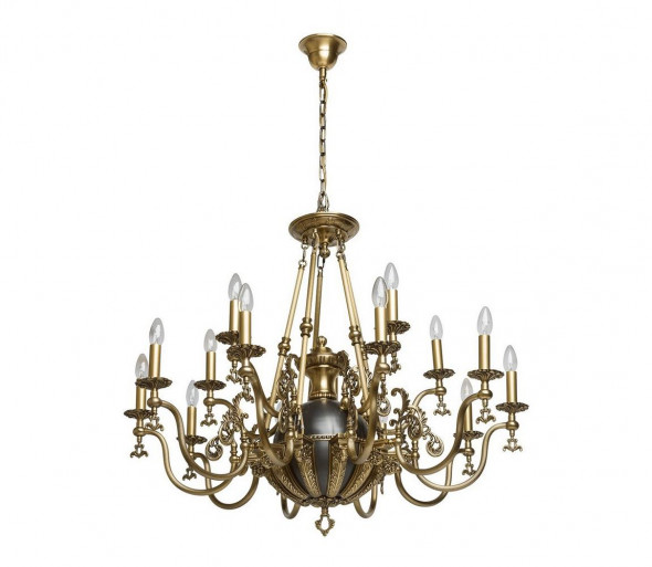 CHIARO – Żyrandol na łańcuchu GABRIEL 15×E14/60W/230V