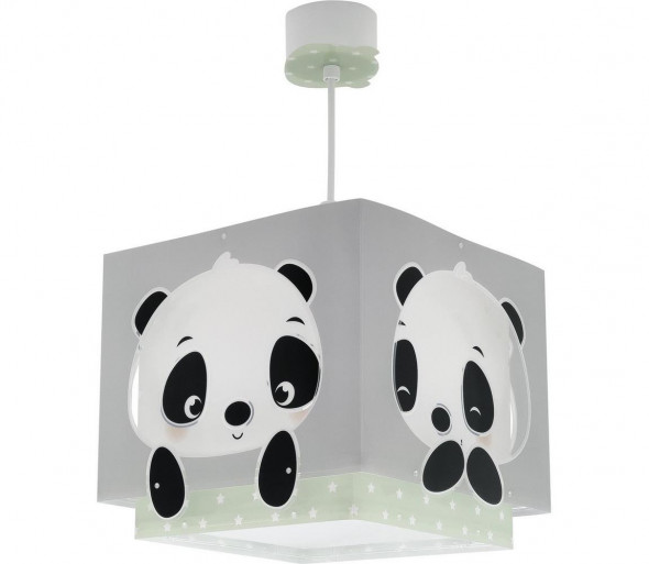 Dalber 63162H - Żyrandol na lince PANDA 1xE27/60W/230V zielony