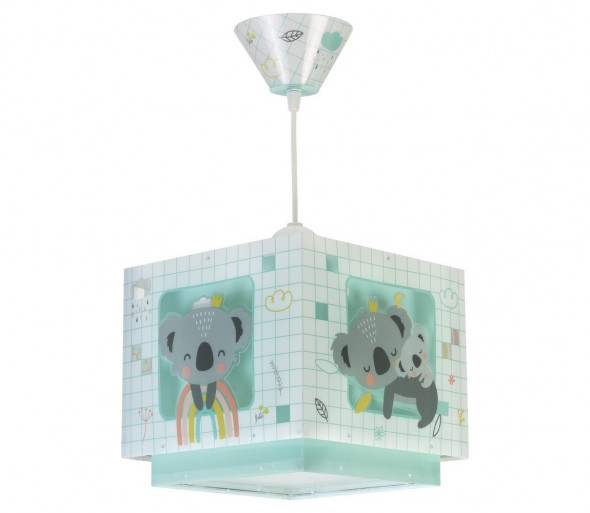 Dalber 63262H - Żyrandol dziecięcy KOALA 1xE27/60W/230V