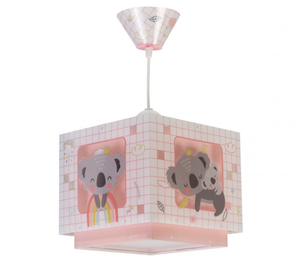 Dalber 63262S - Żyrandol dziecięcy KOALA 1xE27/60W/230V