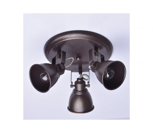 De Markt - Oświetlenie punktowe TECHNO 3xE14/40W/230V patyna