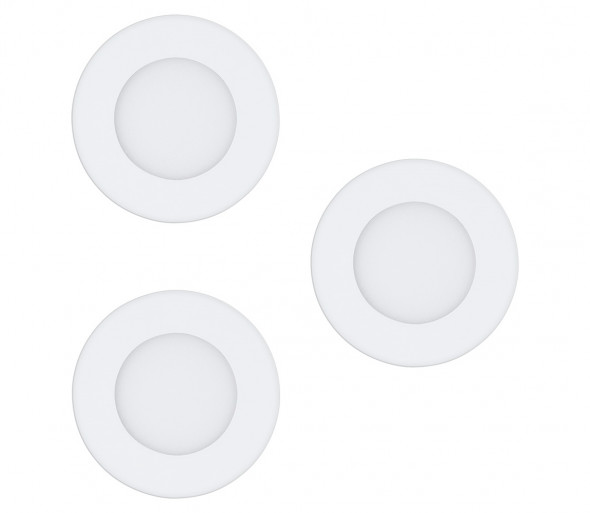 Eglo 32881 - ZESTAW 3x LED RGB Oprawa wpuszczana FUEVA-C 3xLED/3W/230V