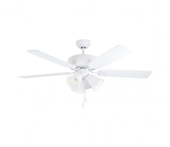 Eglo 35076 - Wentylator sufitowy LAS PALMAS 3xE27/40W/230V biały