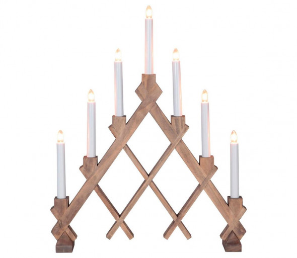 Eglo 410118 - Świecznik bożonarodzeniowy RUT 7xE10/3W/230V