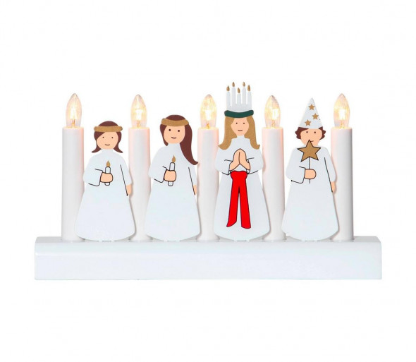 Eglo 410404 - Świecznik bożonarodzeniowy JULIA 5xE10/3W/230V