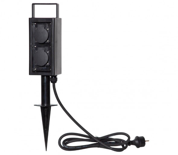 Eglo 410561 - Przedłużacz zewnętrzny z 4 gniazdami 3680W/230V IP44