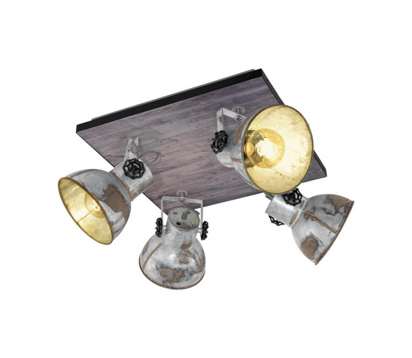 Eglo 49653 - Oświetlenie punktowe BARNSTAPLE 4xE27/40W/230V