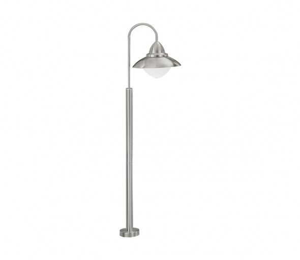 EGLO 83969 - Lampa stojąca zewnętrzna SIDNEY 1xE27/60W srebrny