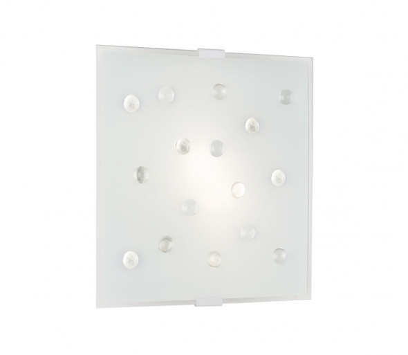 Eglo 87312 - Lampa Plafon Kinkiet SANTIAGO 1 2xE14/40W/230V biały