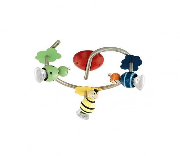 Eglo 93142 - LED dziecięce oświetlenie punktowe TAYA 1 3xGU10/3W/230V