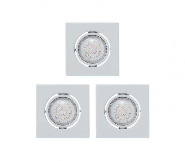 Eglo 93245 - ZESTAW 3x LED oprawa wpuszczana IGOA 3xGU10/5W/230V