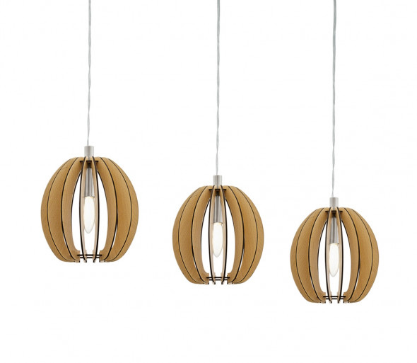 Eglo 94769 - Żyrandol  COSSANO 3xE14/60W/230V