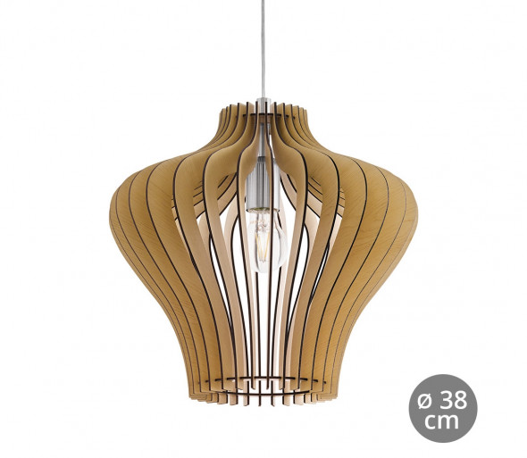 Eglo 95256 - Żyrandol COSSANO 2 1xE27/60W/230V