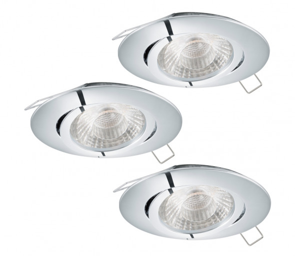 Eglo 95358 -  Zestaw 3x LED Oprawa wpuszczana TEDO 3xGU10-LED/5W/230V