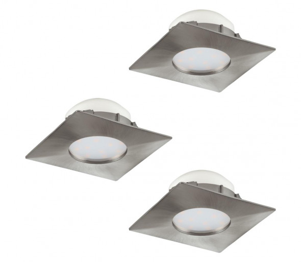 Eglo 95803 - Zestaw 3x LED Oprawa wpuszczana PINEDA 3xLED/6W/230V