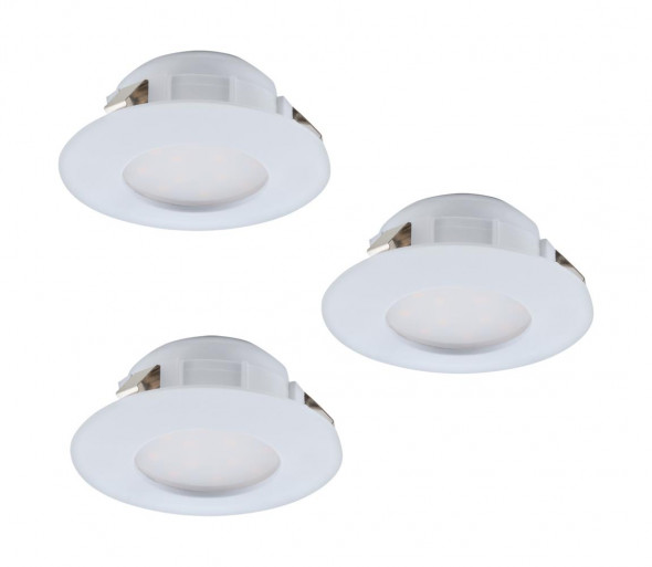 Eglo 95807 - Zestaw 3x LED Oprawa wpuszczana PINEDA 3xLED/6W/230V