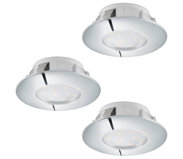 Eglo 95815 - Zestaw 3x LED Oprawa wpuszczana PINEDA 3xLED/6W/230V