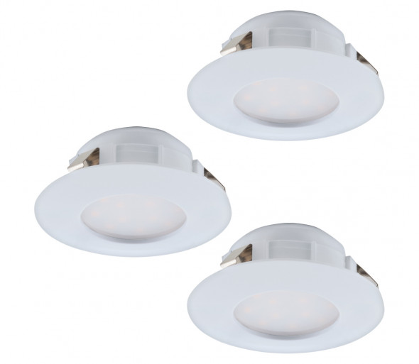 Eglo 95821 - Zestaw 3x LED Oprawa wpuszczana PINEDA 3xLED/6W/230V