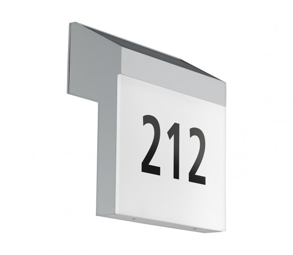 Eglo 97339 - Solarny numer domu  LUNANO LED/2W/3,7V