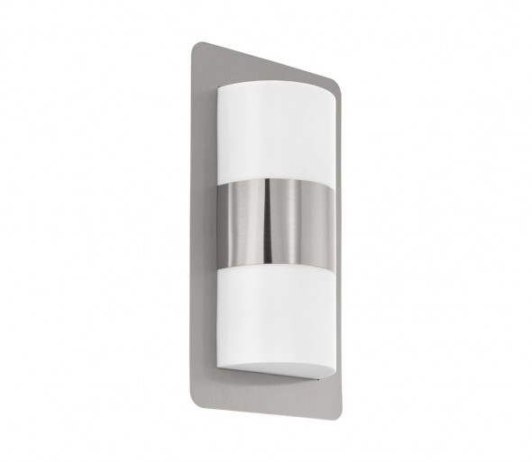 Eglo 98085 - Oświetlenie zewnętrzne CISTIERNA 2xE27/10W/230V IP44 matowy chrom