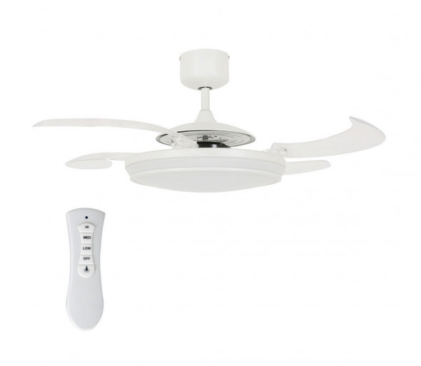 FANAWAY 211035 - LED Wentylator sufitowy EVO1 LED/40W/230V biały