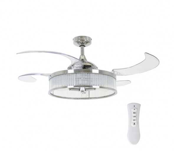 FANAWAY 212929 - Wentylator sufitowy CORBELLE 3xE27/25W/230V chrom