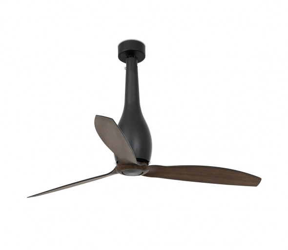 FARO 32004 - Wentylator sufitowy ETERFAN czarny/brązowy