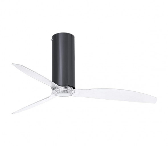 FARO 32035 - Wentylator sufitowy TUBE FAN czarny/przeźroczysty